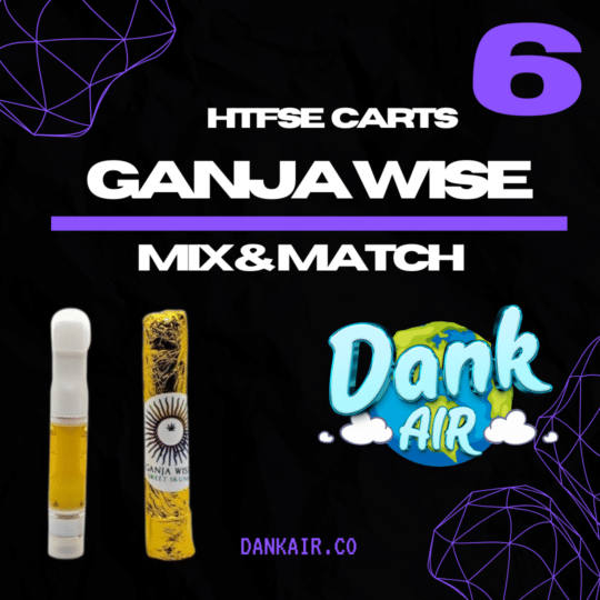 Ganja Wise HTFSE Cart Bundle (6 Pack)